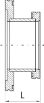 Купить фланец переходной ISO-K/ISO-K
