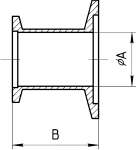 Купить фланец переходной  KF(NW)