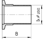 Купить фланец KF(NW) под шланг