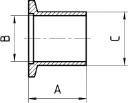 Купить фланец под приварку KF (NW)
