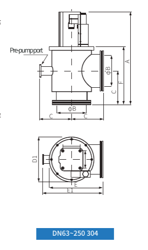 Клапан ISO-K80 пневматический угловой (нерж. сталь, фторкаучук упл.) Клапан ISO-K80 пневматический угловой (нерж. сталь, фторкаучук упл.)