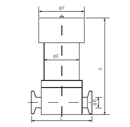 Клапан KF10 электромагнитный прямой (нерж. сталь)  