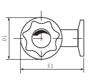 Клапан KF10 ручной угловой(нерж. сталь, сильф. упл.)   